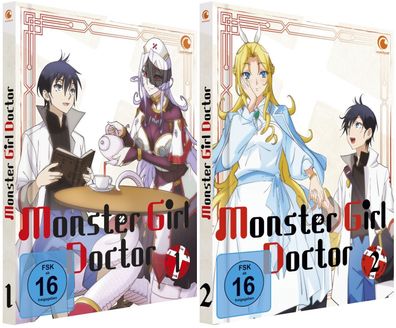 Monster Girl Doctor - Vol.1-2 - Episoden 1-12 - DVD - NEU
