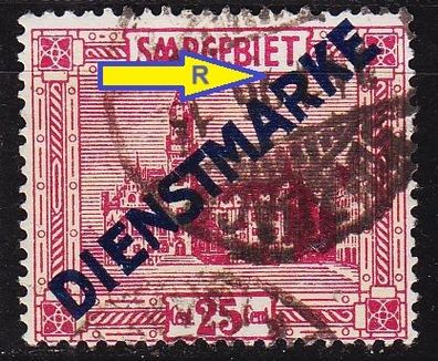 Germany Saar [Dienst] MiNr 0006 VIII ( O/ used )