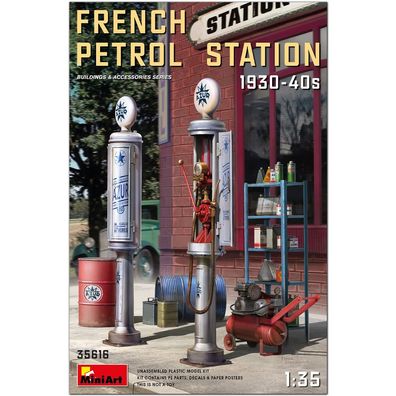 Miniart ! French Petrol Station 1930-40s