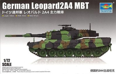 Neuheit Trumpeter ! GERMAN Leopard 2A$ MBT IN 1/72 !