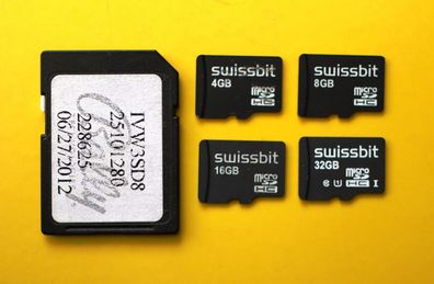 Swissbit Industrial 1GB 4GB 16GB 32GB microSDHC micro SD Secure Digital microSD 32 GB