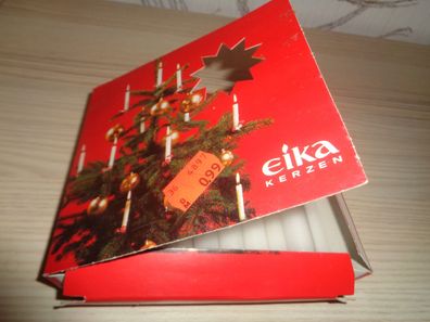 Adventkerzen , Weihnachtskerzen eika weiß -20 Stück