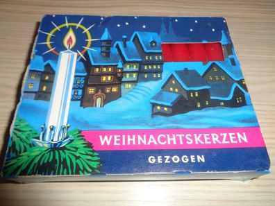 Adventkerzen , Weihnachtskerzen gezogen 20 Stück -rot