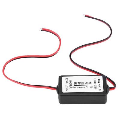 12V Auto Rückfahrkamera Gleichrichter Relais Kondensator Filter Anschluss für