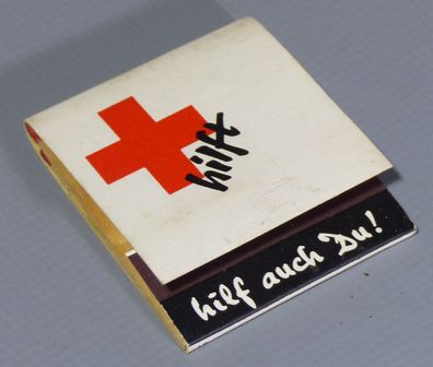 DRK Rotes Kreuz Kreisverein Karlsruhe Streichhölzer Streichholzbriefchen 50er Jahre