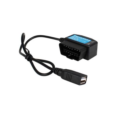 24 Stunden 5 V 3 A USB-Autoladekabel Obd Hardwire Kit mit Schalter 0,5 Meter Kabel