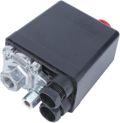 72,5 175 psi Luftkompressor-Druckkontrollschalter, G1/4 Zoll Einzelloch 220 V für