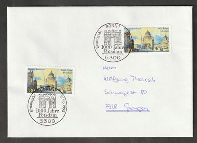 BRD 1000 Jahre Potsdam Blick auf die Nikolaikirche 17.06.1993
