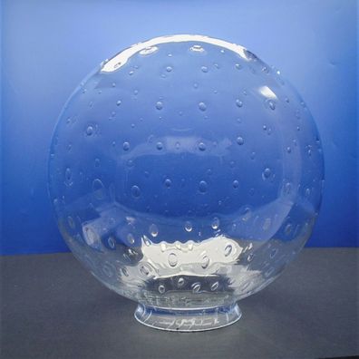 Kugel Blasenglas Ersatzglas f. Außenleuchten Ø200mm, Kragen Ø80mm große Blasen