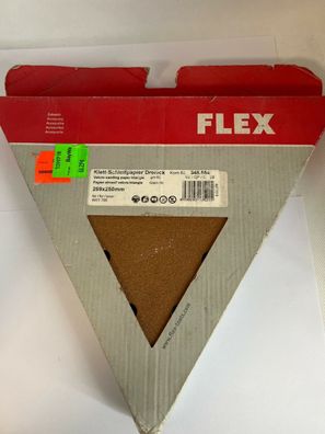 Flex Klett-Schleifpapier dreieckig 290x250mm , Korn 60 , 384554.