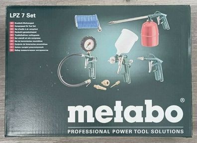 Metabo Druckluft-Werkzeugset LPZ 7 Set