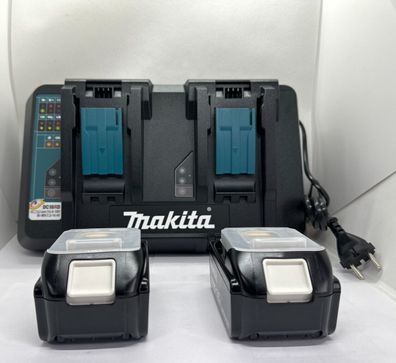 Makita Power Source Kit 18 V mit 2x Akku 5,0 Ah + DC 18 RD Ladegerät 199482-2