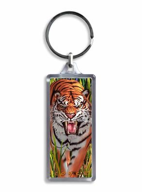 3D Schlüsselanhänger Tiger - Wolf