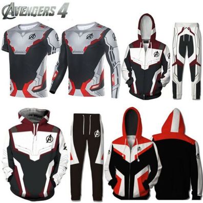 Marvel Avengers 4 Endgame Herren Hoodies Sweatshirt TShirt Jacke Mantel Hose
