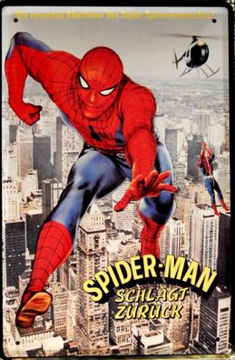 Top-Blechschild, 20 x 30 cm, Spider-Man, Comic, Film, Neu, OVP