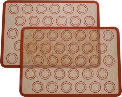 Backmatte aus Silikon für Macaron Keks , Antihafte Matte Groß 420×295mm für