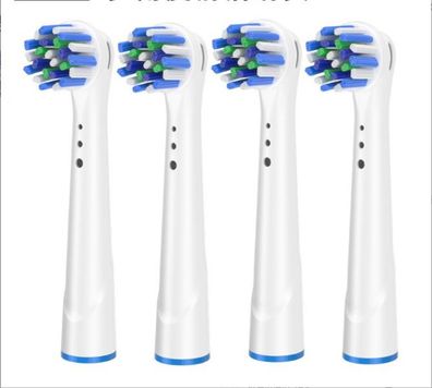Ersatzbürstenköpfe kompatibel mit der elektrischen Zahnbürste Oral B, 4er-Pack