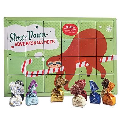 Liebeskummerpillen, Slow-Down, Adventskalender, Schoko-Trüffel, 0,2 kg