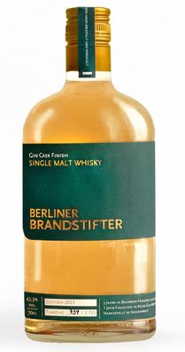 Berliner Brandstifter, Single Malt Whisky, 43,3 % vol. 0,7 l