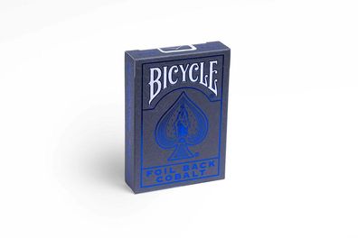 Bicycle® - Kartendeck Foil Back Cobalt Blue Kartenspiel Spielkarten Pokerkarten