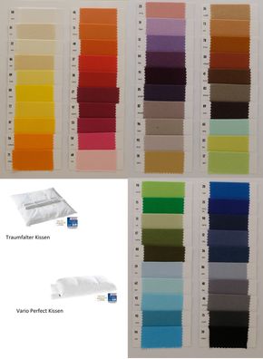 Kissenbezug Lattoflex Traumfalter / Vario Perfect 35 x 80 60 Farben 150 g/ m²