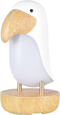 USB-Vögel-Tischlampe, Cartoon-Vogel-Tischlampe USB wiederaufladbar dimmbar