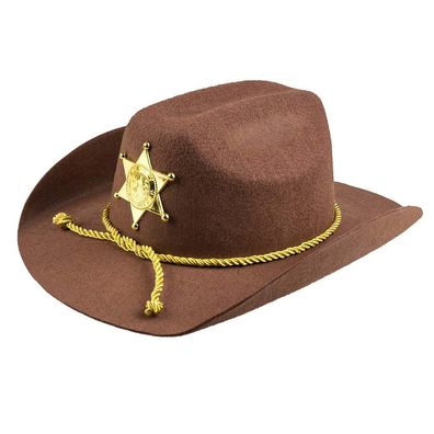 Cowboyhut Deputy Sheriff braun