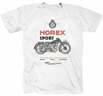 Horex Sport Bad Homburg Motorrad Motorsport Deutschland Retro Oldie T-Shirt S-5XL