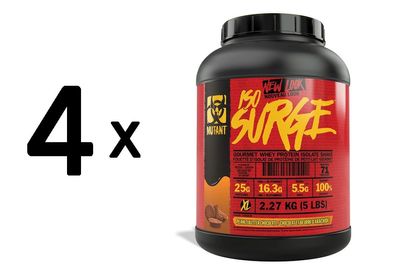 4 x Iso Surge, Peanut Butter Chocolate - 2270g