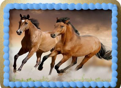 Essbar Horse Pferd Tortenaufleger Torte Tortenbild Geburtstag Zuckerbild 4