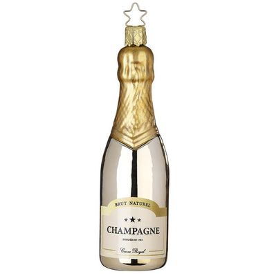Christbaumschmuck Salutations Champagne 14cm