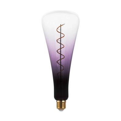 EGLO E27 T110 LED Leuchtmittel 120lm 4W 1800K extra-warmweiss schwarz-violett-transpa