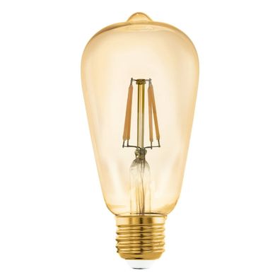 EGLO Connect E27 ST64 LED Leuchtmittel 500lm 4,9W 360° 2200K extra-warmweiss amber 64