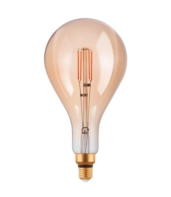 EGLO E27 PS160 LED Leuchtmittel 470lm 4,5W 360° 2200K extra-warmweiss amber 160x320mm