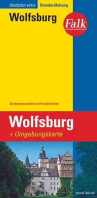 Falk Stadtplan Extra Standardfaltung Wolfsburg,
