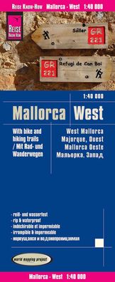 Reise Know-How Rad- und Wanderkarte Mallorca West (1:40.000): world mapping ...