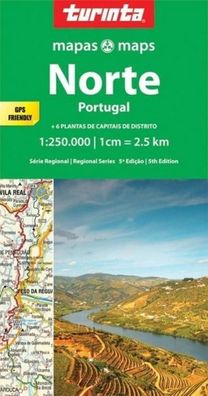 Portugal North 1 : 250 000: Norte Portugal (Regional Series),
