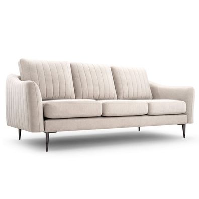 Klassisches Sofa Couch für Wohnzimmer Sofagarnitur Polstersofa Wohnlandschaft - ROCAN