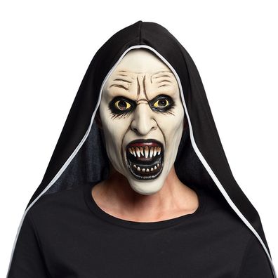 Latexmaske Horror Nonne