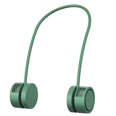 Tragbarer Nackenventilator, neues Headset-Design Grün
