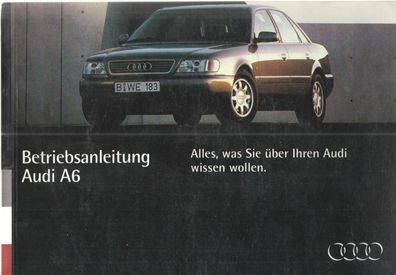Bedienungsanleitung Audi A6, Auto, Ingolstadt