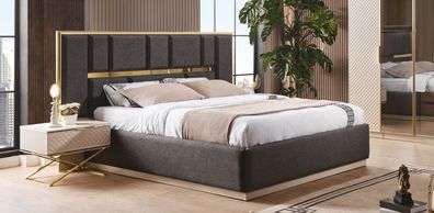 Elegant Schlafzimmer Set von 3tlg modern luxuriös Möbel Beige Farben