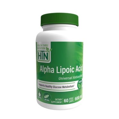 Health Thru Nutrition, Alpha-Lipoic Acid (ALA), 600mg, 60 Veg. Kapseln