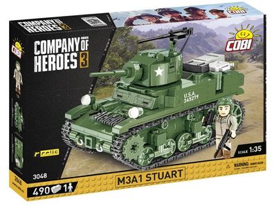 Cobi 3048 - Company of Heroes 3 - M3A1 Stuart - Neu