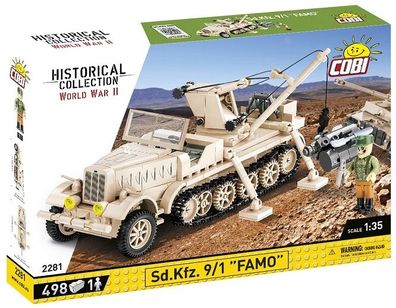 Cobi 2281 - Historical Collection - World War II - SD. KFZ.9/1 "Famo" Half Truc