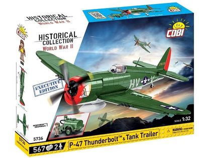 Cobi 5736 - Historical Collection - World War II - P-47 Thunderbolt Executive