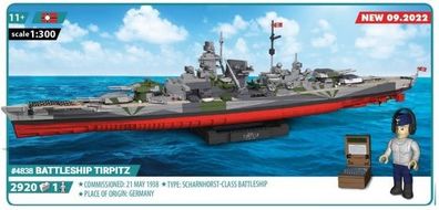 Cobi 4838 - Historical Collection - Schlachtschiff Tirpitz Executive Edition