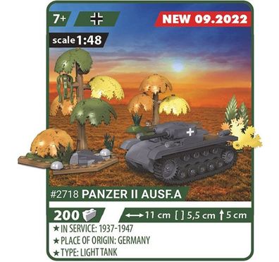 Cobi 2718 - Historical Collection - Panzer II Ausf.A - Neu