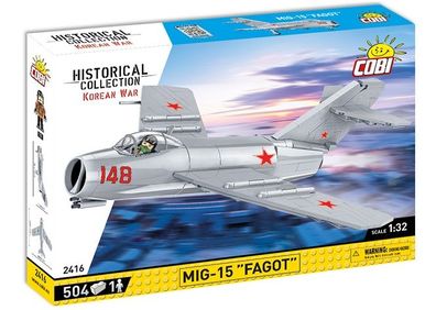 Cobi 2416 - Historical Collection - Korean War - 1/32 MIG-15 "Fagot"