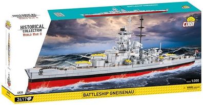 Cobi 4835 - Historical Collection - World War II- 1/300 Schlachtschiff Gneisenau